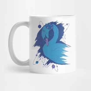 Mountain Blue Swan Among The Stars Mug